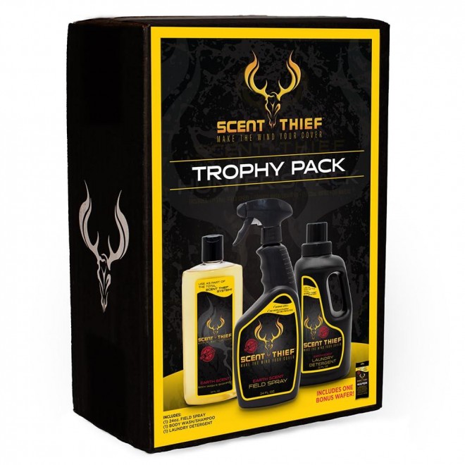 Scent Thief Hunting Scent Eliminator Trophy Pack, Hunting Body Wash & Shampoo