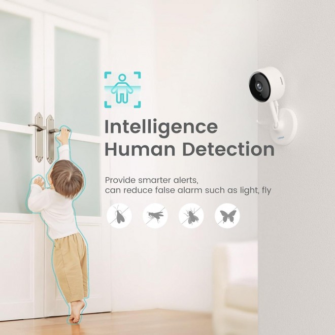 Cameras For Home Security With Night Vision, Pet Camera With Phone App，Motion Detection