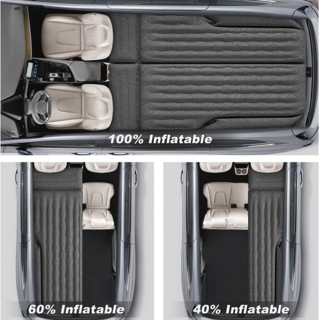 Umbrauto SUV Air Mattress Car Air Mattress 2023 Upgraded Flocking And Extra Thick Oxford Surface