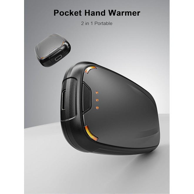 Aililan Hand Warmers Rechargeable 2 Pack, 5200mAh Rechargeable Heater
