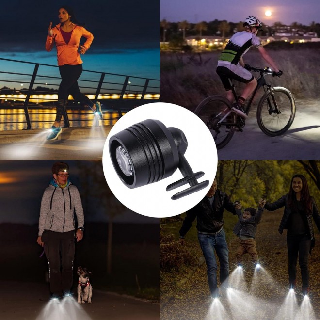 Lights for Shoes – Easy Headlight Attachment for Night Walk, Camping