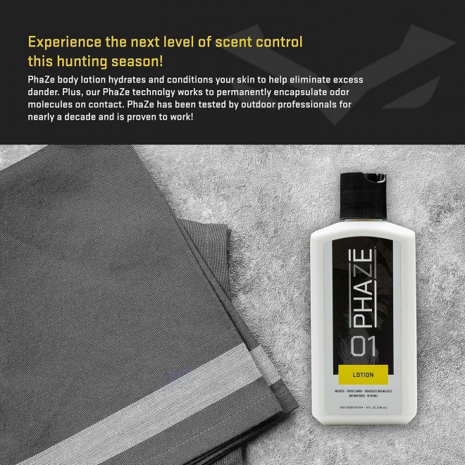 PhaZe 1 Lotion -  Deer Hunter's Scent Elimination & Scent Control System