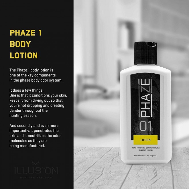 PhaZe 1 Lotion -  Deer Hunter's Scent Elimination & Scent Control System