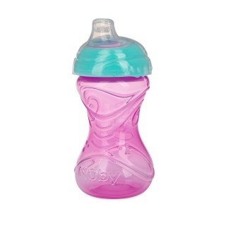 Nuby Clik-It Soft Spout No-Spill Easy Grip Sippy Cup - (3-Pack)10 Oz