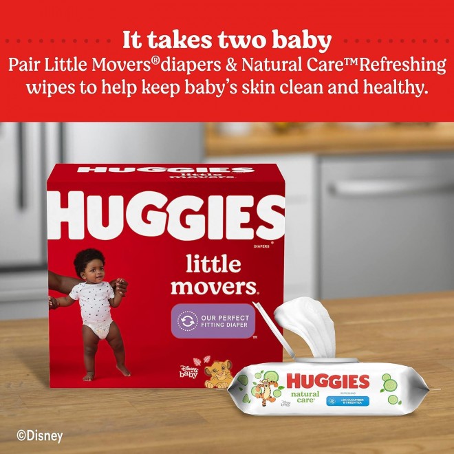 Huggies Natural Care Refreshing Baby Wipes, Hypoallergenic, Scented