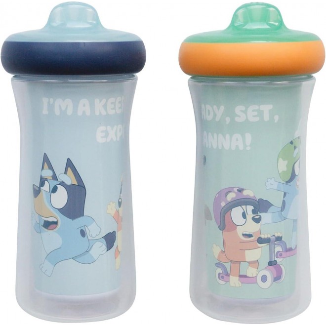 Insulated Sippy Cups - Dishwasher Safe Spill Proof Toddler Cups