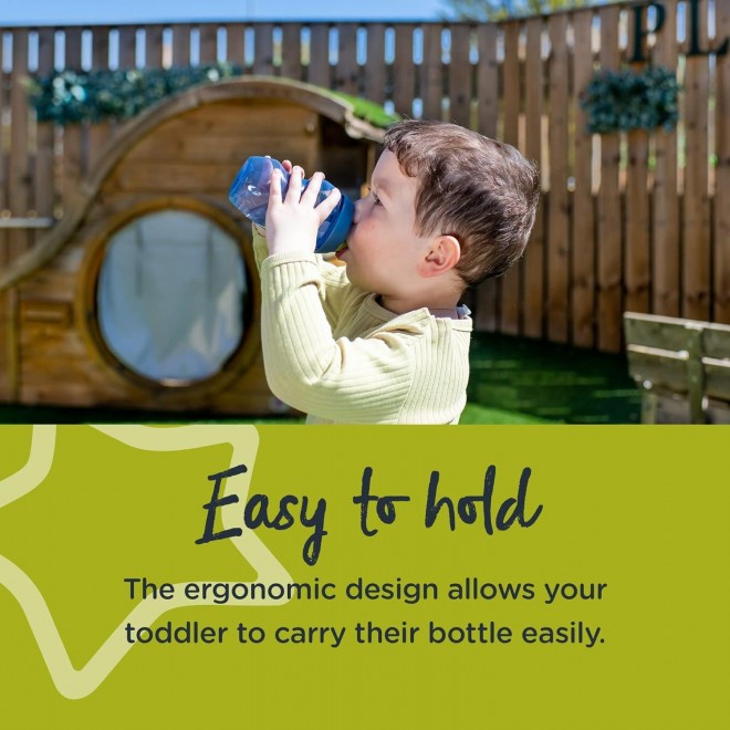 Sporty Water Bottle for Toddlers, 12 months+, Spill-Proof Sippy Cup