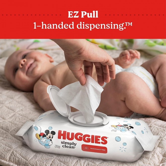 Huggies Simply Clean Fragrance-Free Baby Wipes