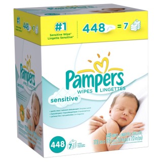 Pampers Sensitive Wipes (896 COUNT ( TWO-PACKS))