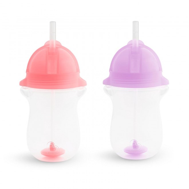 Weighted Toddler Straw Cup with Click Lock™ Lid, 10 Ounce, 2 Pack