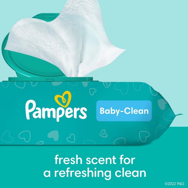 Pampers Baby Clean Wipes Combo, Baby Fresh Scented