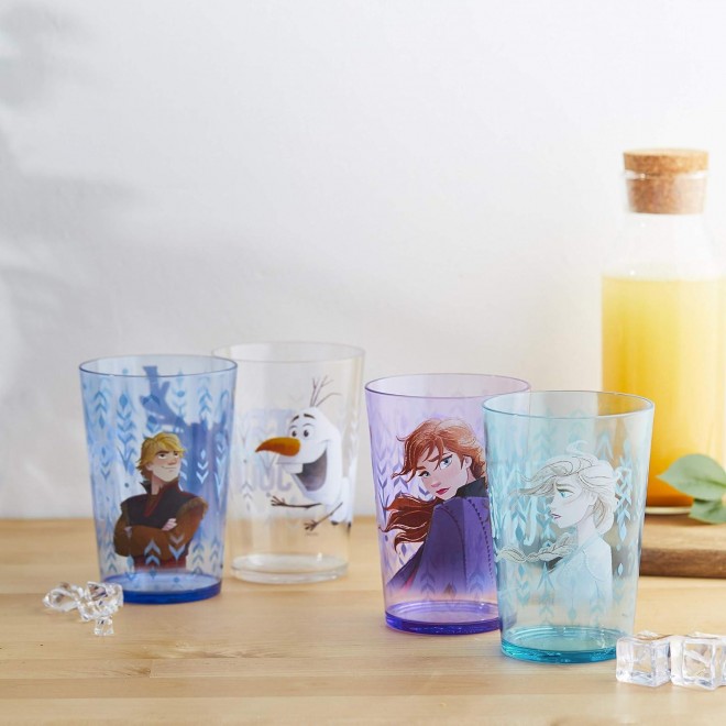 Tumbler Set Includes Durable Plastic Cups, Perfect for Kids