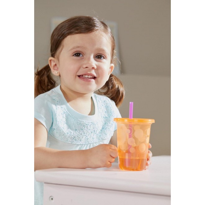 Toddler Straw Cups - Spill Proof and Dishwasher Safe Toddler Cups