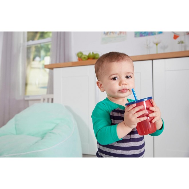 Toddler Straw Cups - Spill Proof and Dishwasher Safe Toddler Cups