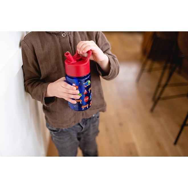 Simple Modern Kids Water Bottle Plastic BPA-Free Tritan Cup with Straw