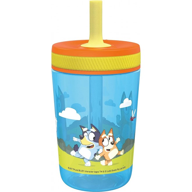 15oz Tumbler Set, BPA-Free Leak-Proof Screw-On Lid with Straw Made