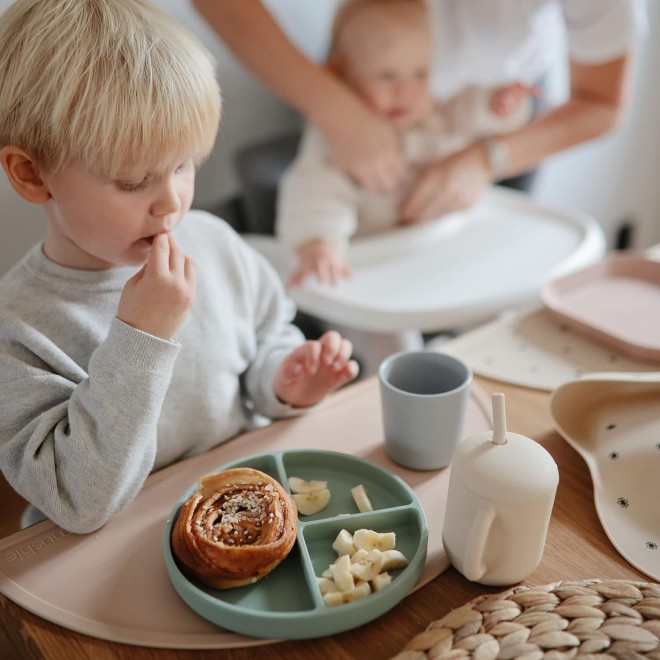 mushie 100% Silicone Training Cup & Straw for Toddlers | 6 Months