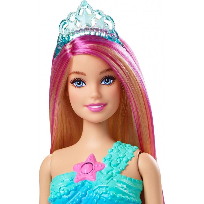 Barbie Mermaid Doll with Water-Activated Twinkle Light-Up Tail