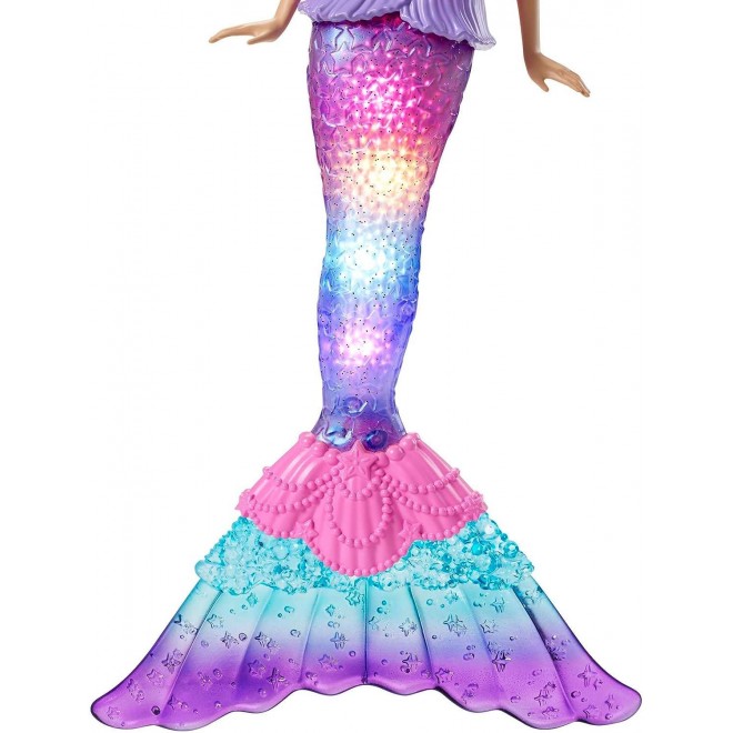 Barbie Mermaid Doll with Water-Activated Twinkle Light-Up Tail