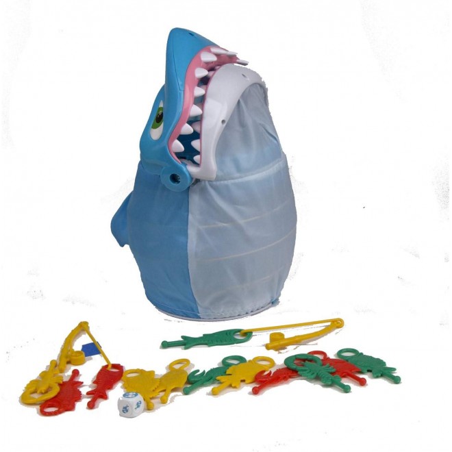 Shark Bite -- Roll the Die and Fish for Colorful Sea Creatures Before