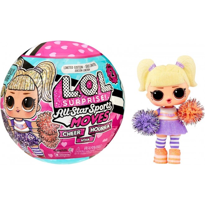 L.O.L. Surprise! All Star Sports Moves - Cheer- Surprise Doll, Theme