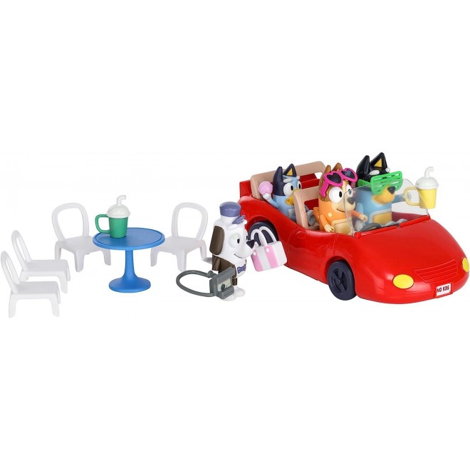 Bluey Vehicle and Figure Pack,Accessories and Sticker Sheet 