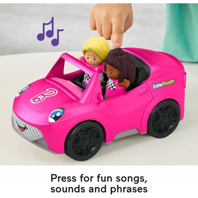 Barbie Toddler Toy Car Convertible for Pretend Play Ages 18+ Months