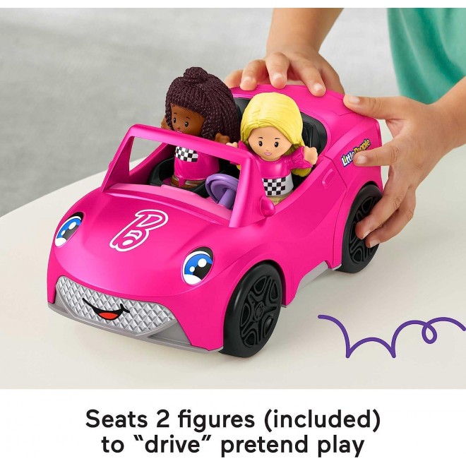 Barbie Toddler Toy Car Convertible for Pretend Play Ages 18+ Months