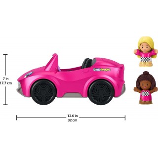 Barbie Toddler Toy Car Convertible for Pretend Play Ages 18+ Months