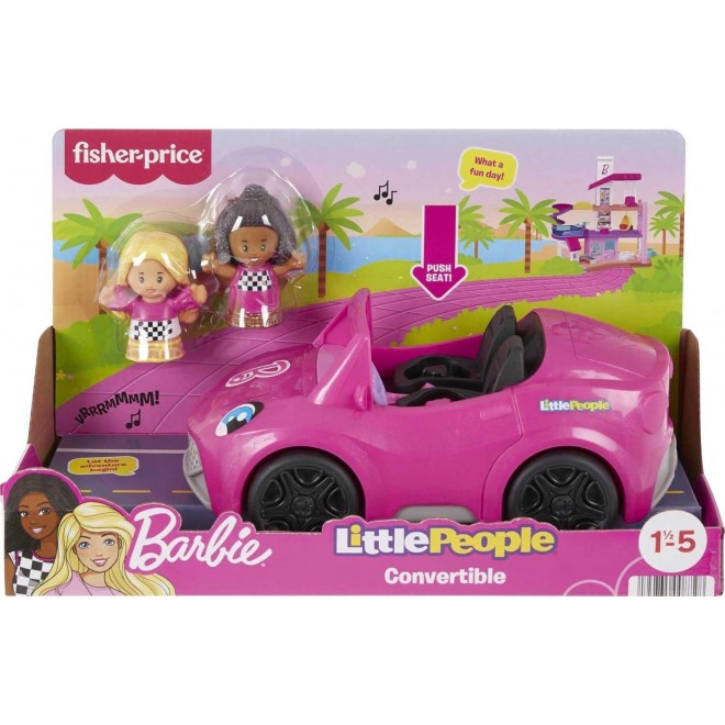 Barbie Toddler Toy Car Convertible for Pretend Play Ages 18+ Months