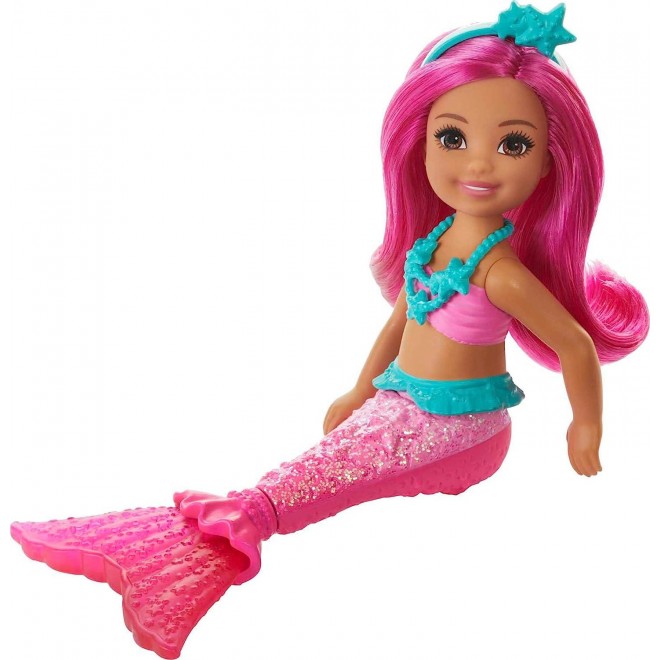 Barbie Dreamtopia Chelsea Mermaid Doll, 6.5-inch