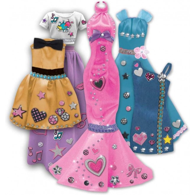 Barbie Be a Fashion Designer Doll Dress Up Kit, 5 Outfits