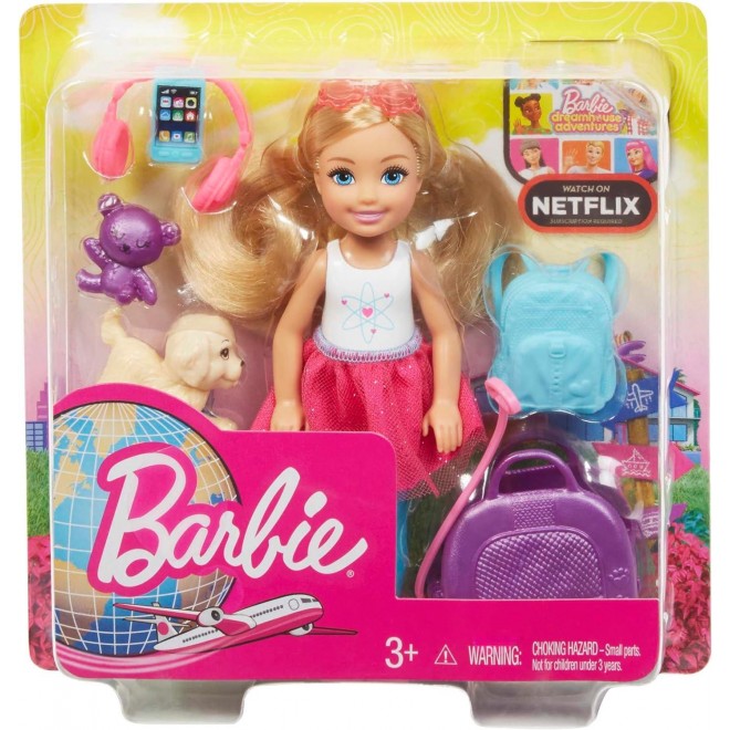 Barbie Dreamhouse Adventures Doll & Accessories, Travel Set