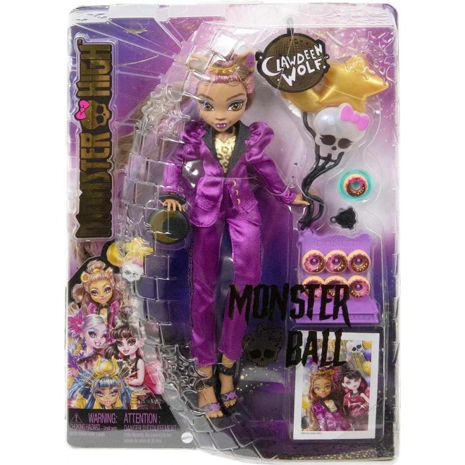 Monster High Clawdeen Wolf Doll in Monster Ball Party Fashion