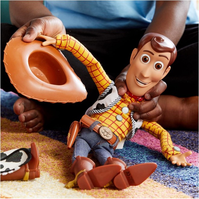 DISNEY Store Official Woody Interactive Talking Action Figure from Toy