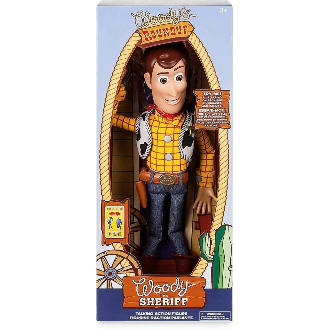 DISNEY Store Official Woody Interactive Talking Action Figure from Toy