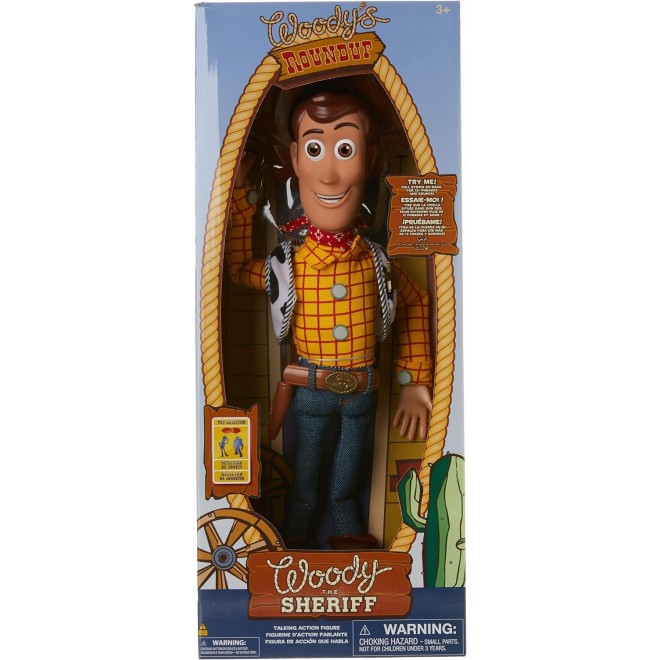 DISNEY Store Official Woody Interactive Talking Action Figure from Toy