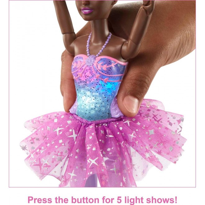 Barbie Dreamtopia Twinkle Lights Ballerina Doll & Light-Up Feature