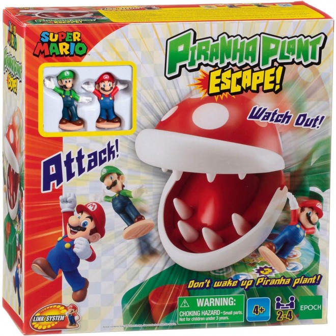 Super Mario Piranha Plant Escape! - Tabletop Action Game for Ages 4+