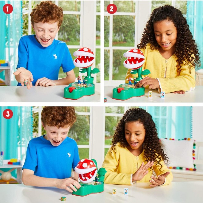 Super Mario Piranha Plant Escape! - Tabletop Action Game for Ages 4+