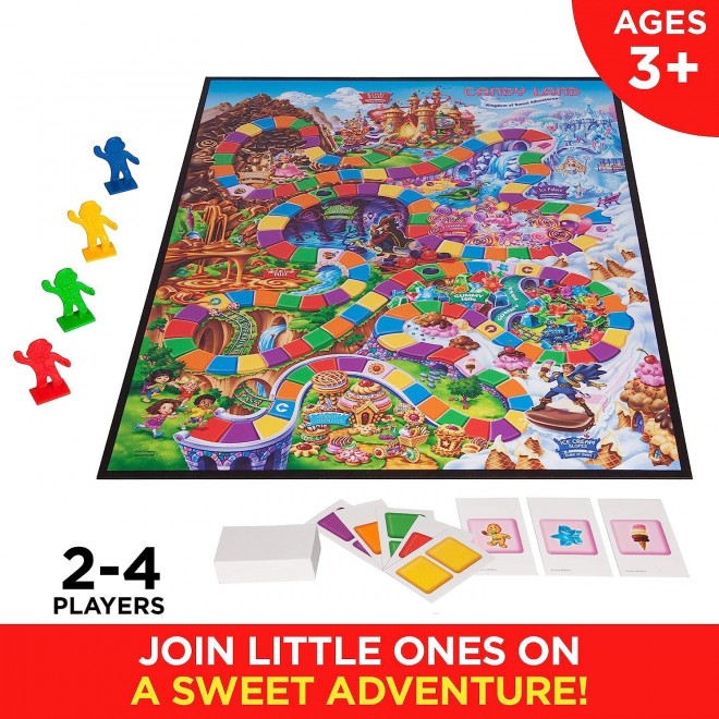 Hasbro Gaming Candy Land: Kingdom of Sweet Adventures Kids Board Game