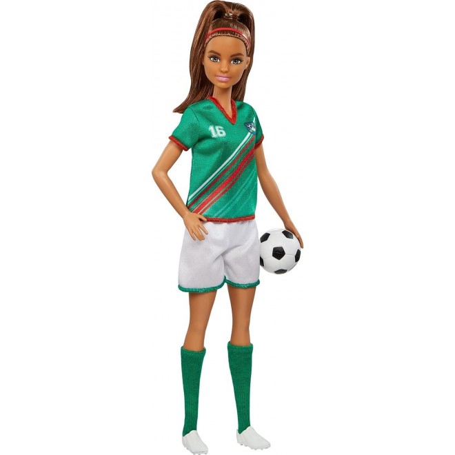 Barbie Soccer Doll,Tall Socks, Great Sports-Inspired For Ages 3 and Up