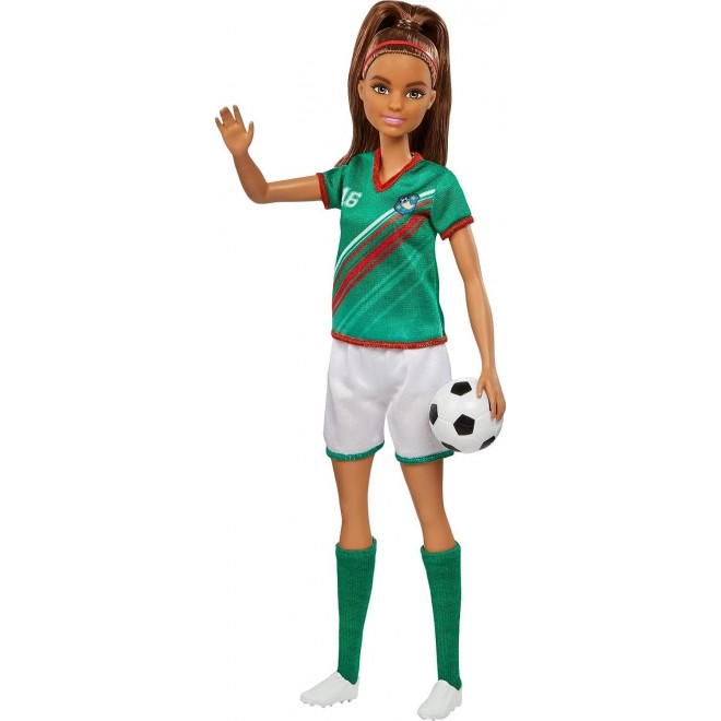 Barbie Soccer Doll,Tall Socks, Great Sports-Inspired For Ages 3 and Up