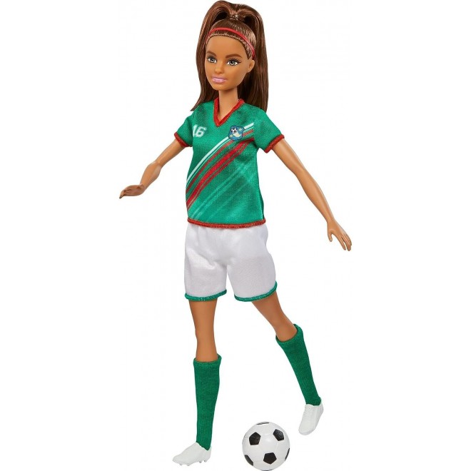 Barbie Soccer Doll,Tall Socks, Great Sports-Inspired For Ages 3 and Up