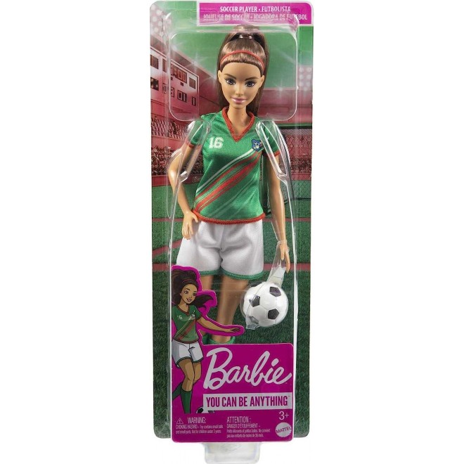 Barbie Soccer Doll,Tall Socks, Great Sports-Inspired For Ages 3 and Up