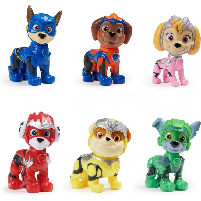 Paw Patrol: The Mighty Movie,with 6 Collectible Action Figures