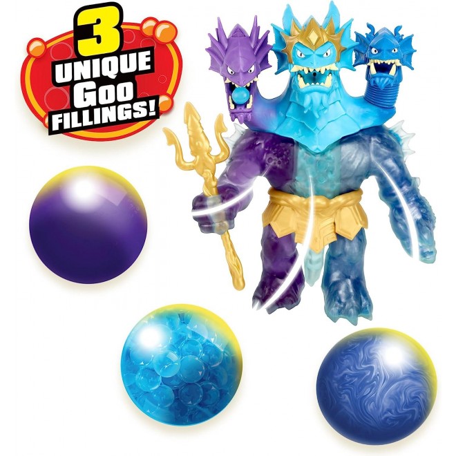 Heroes of Goo Jit Zu Deep Goo Sea King Hydra Figure with Triple Attack