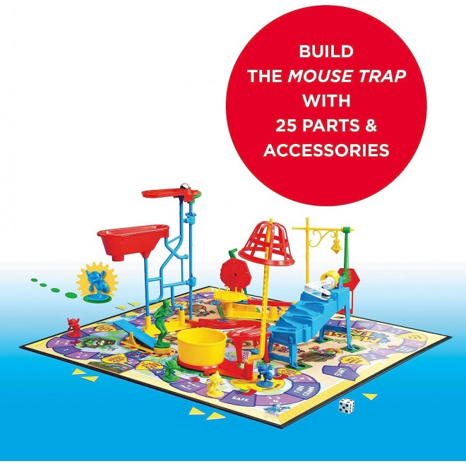 Hasbro Gaming Mouse Trap Kids Board Game, Kids Games for 2-4 Players