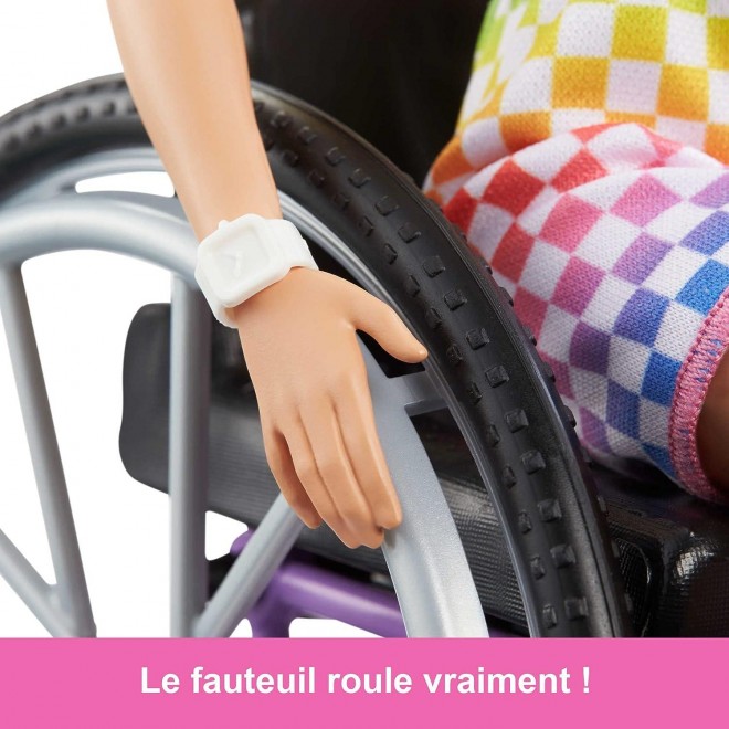 Barbie Doll with Wheelchair and Ramp, Blonde, Barbie Fashionistas