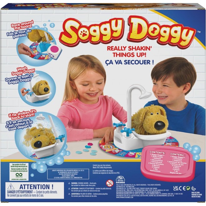 Soggy Doggy, The Showering Shaking Wet Dog Award-Winning Board Game